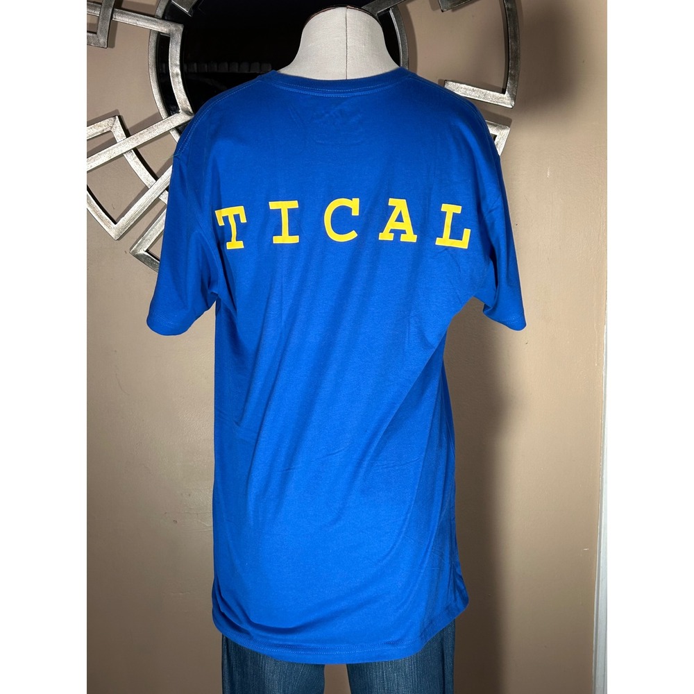 TICAL Exclusive Edition Bee Graphic Method Man Wu-Tang Shirt Blue Size M - Picture 3 of 8